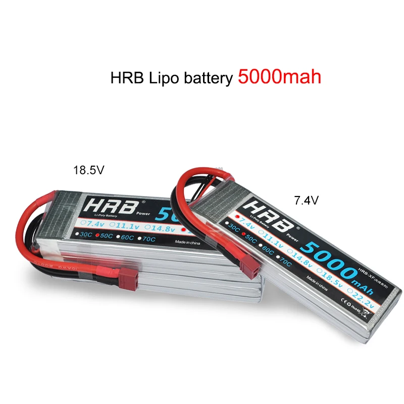 Hrb RC Lipo 1 S 2 S 3 S 4S 5S 3,7 V 7,4 V 11,1 V 14,8 V 18,5 V Батарея 1500 mah 2200 mah 3300 mah 4200 mah 5000 mah 5200 mah 6000 mah 10000 mah