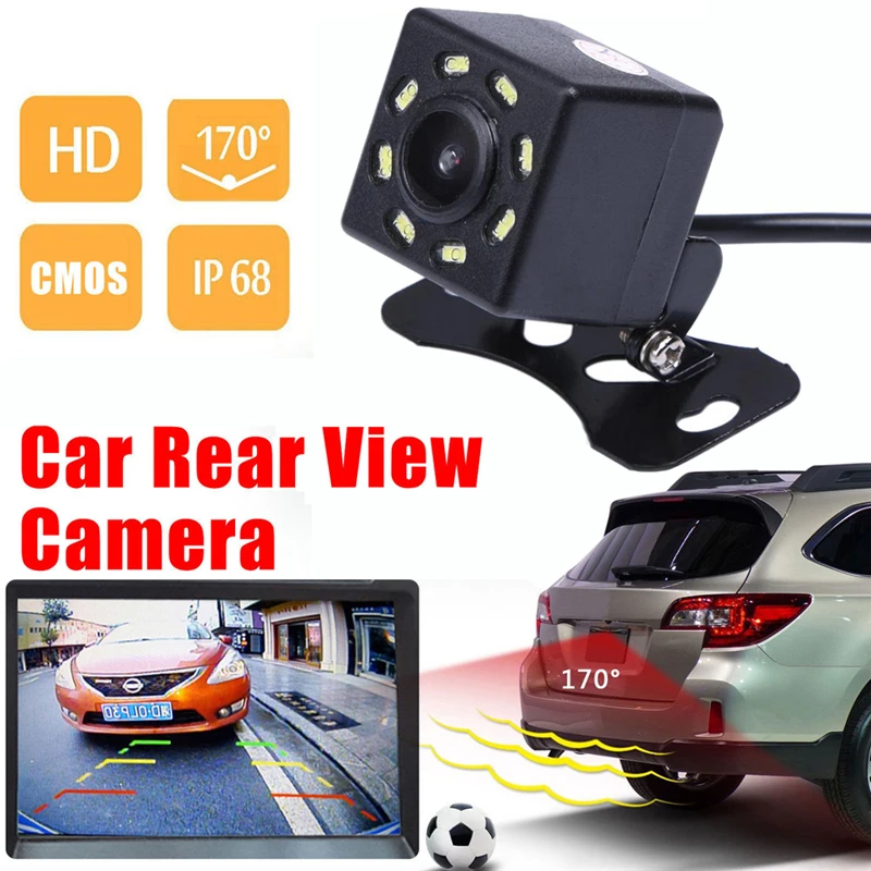 

High Quality 170 Degrees CMOS Car Rear View Reverse Backup Parking HD Camera Night Vision Waterproof