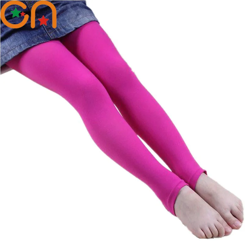 Artículo caliente Leggings de terciopelo informales para niña, pantalones de baile de colores sólidos, para bebé, novedad de verano, primavera znKmDqbA