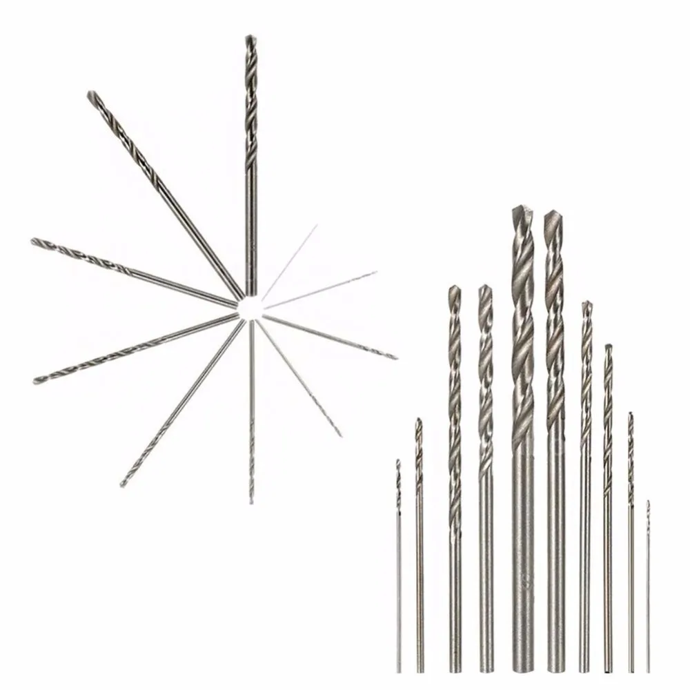 

10Pcs HSS High Speed Steel Set Saw Twist Drill Bit Set For Dremel Rotary Tool Woodworking tools New