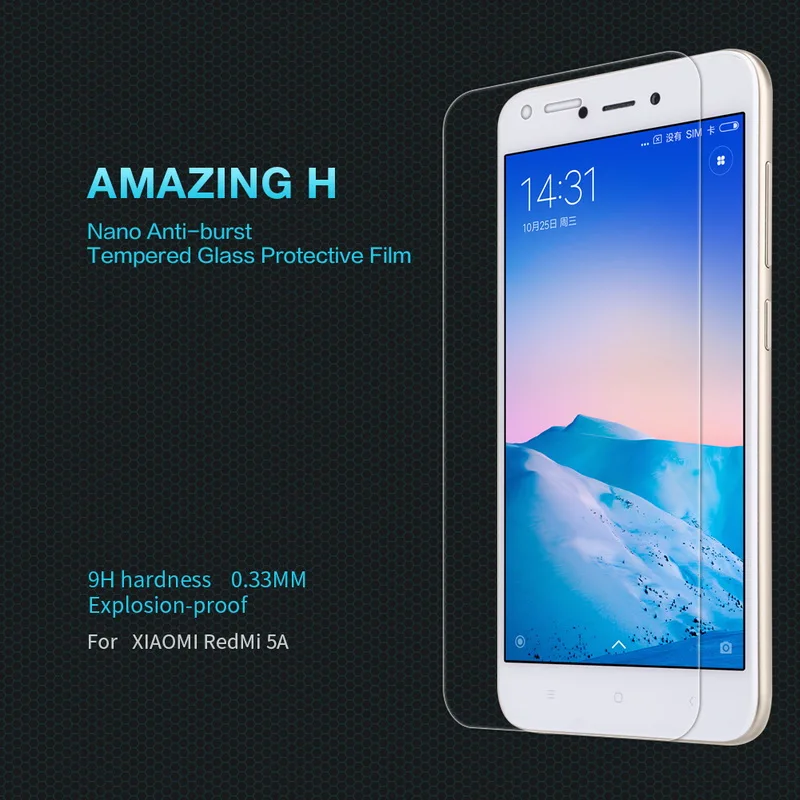 Закаленное стекло 4 шт./лот для Xiaomi Redmi 5A 4A Pro 3 3s 5 Plus Note 4X Mi5 Mi6 защитная пленка