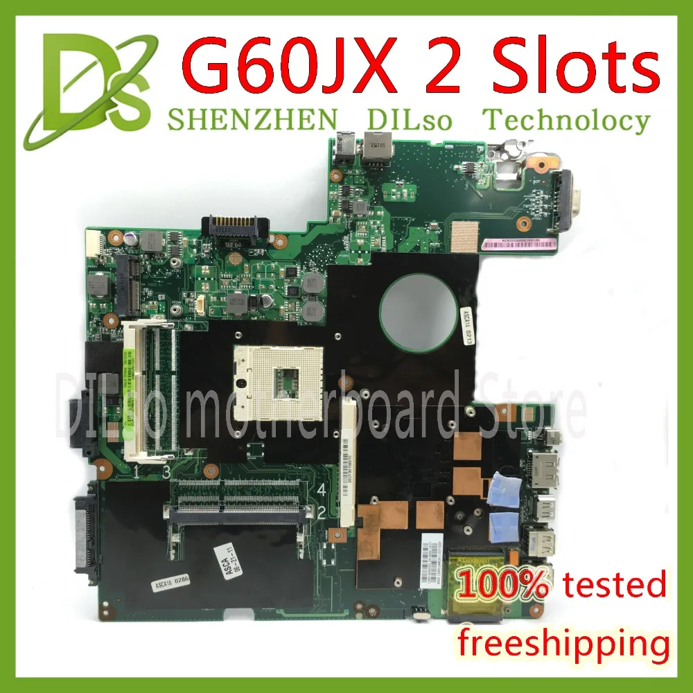 KEFU G60JX For ASUS G51J G60J G51JX mainboard 2 slots/RAM laptop ...