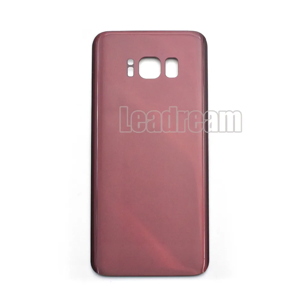 50 шт./лот DHL для Samsung Galaxy S8 G950 Задняя крышка батареи задняя дверь стеклянный корпус