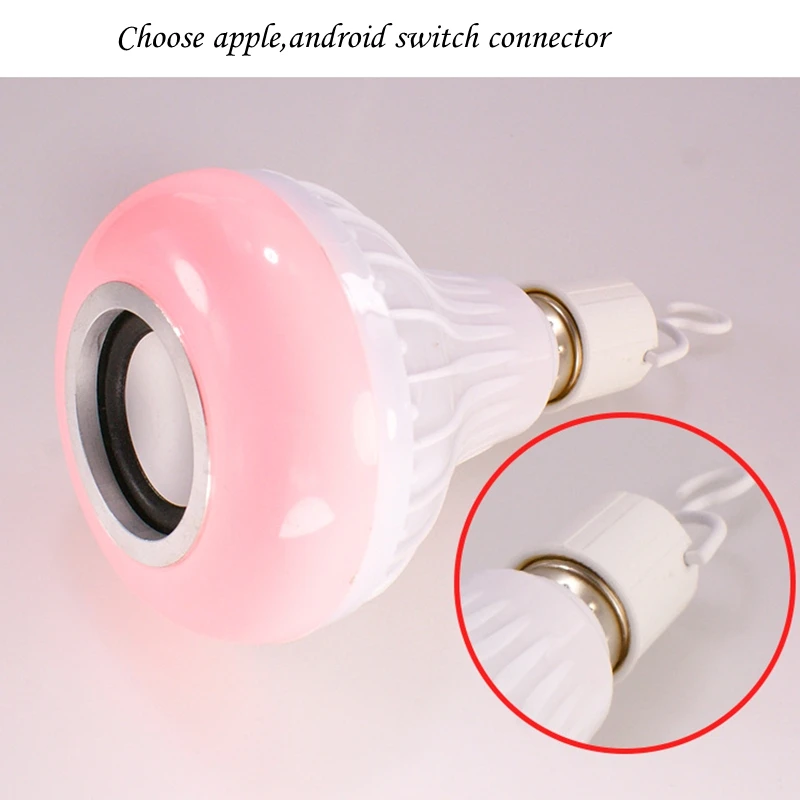 

AC 100-240V Emergency Light Rechargeable Battery Lamp RGB Light Ball Bulb Smart Music Audio Bluetooth Speaker Music Lamp