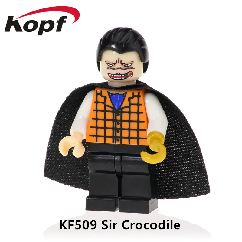 

KF509 Single Sale Tony Tony Chopper ONE PIECE Model Vinsmoke Sanji Usopp Sir Crocodile Building Blocks For Children Toys Gift
