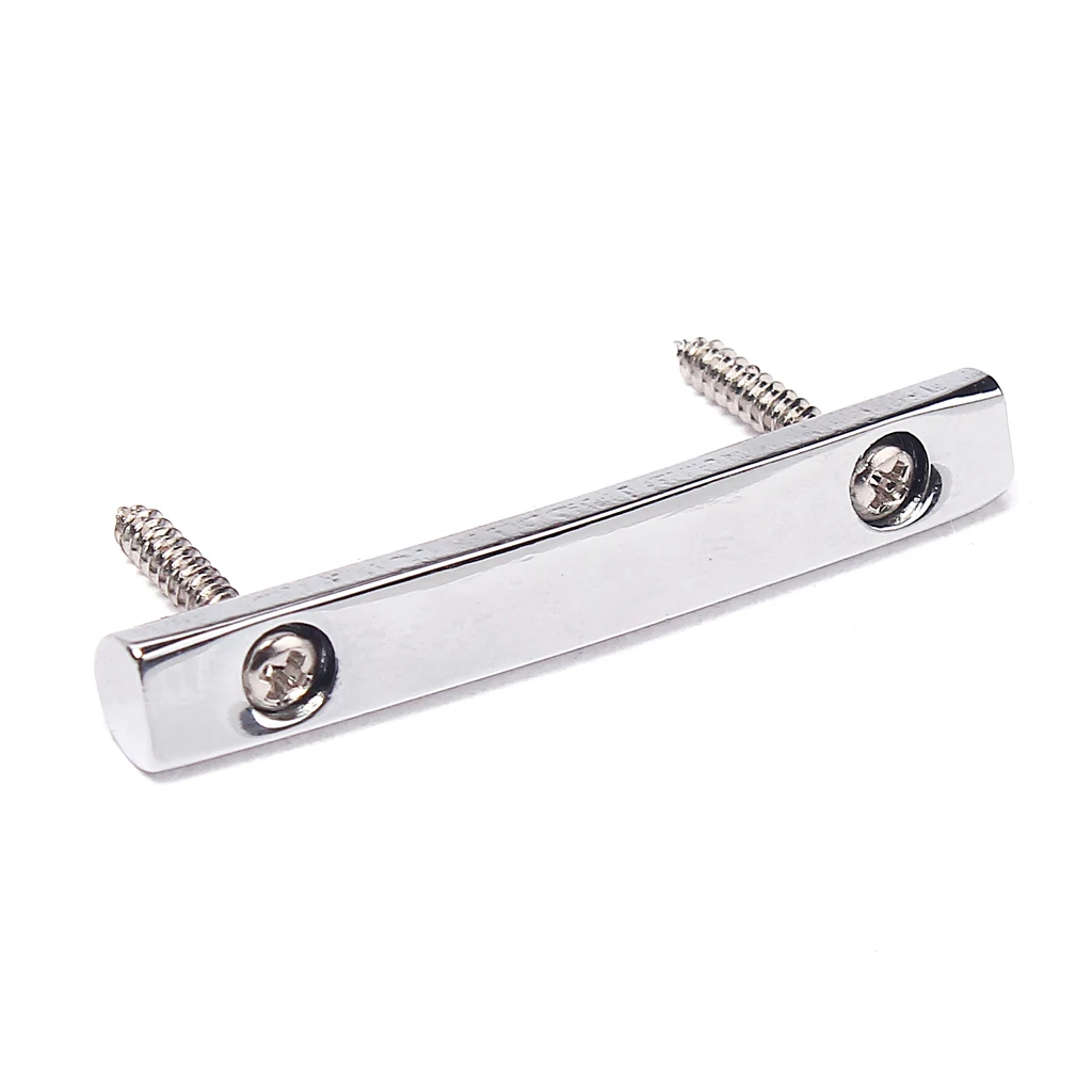 42mm String Retainer Bars Tension Bars  With Mounting screws For Electric Guitar Silver