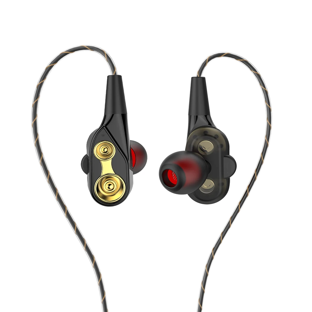 Headphones, In Ear Earphones Earbuds Headphones Headset with Dual Drivers, High-fidelity Audio and Deep Bass with Mic Tablet (22)