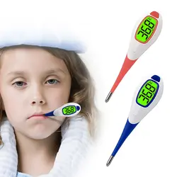 2018 Детские взрослых Лихорадка оповещения Функция цифровой тела мягкой глава устные Алар термометр для малышей и детей постарше уход