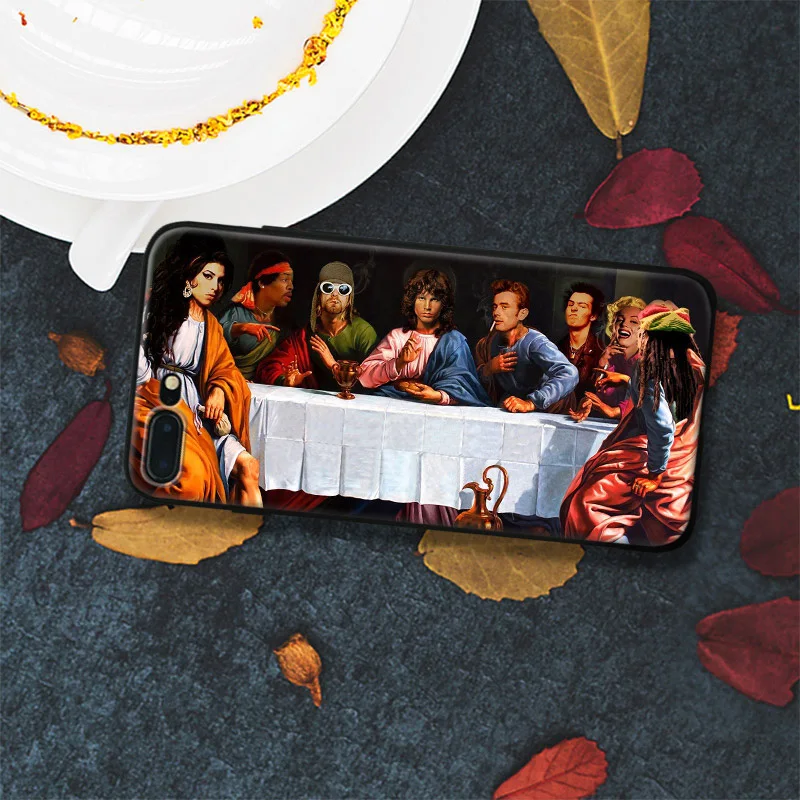 

Dead celebrity Amy Jimmy Cobain Morrison Soft Silicone Phone Case cover For Apple iPhone 5 5s Se 6 6s 7 8 Plus X XR XS MAX