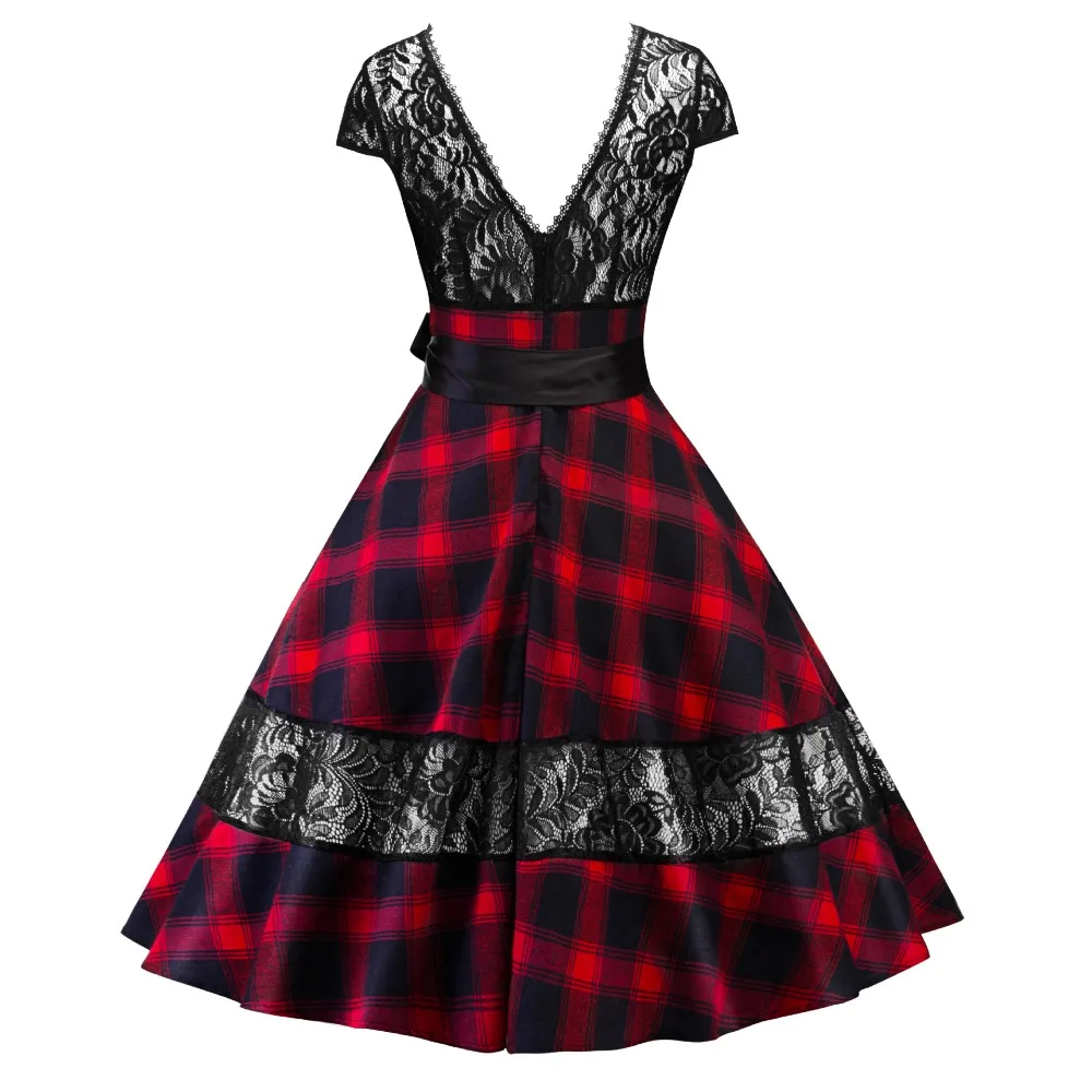 plaid dress