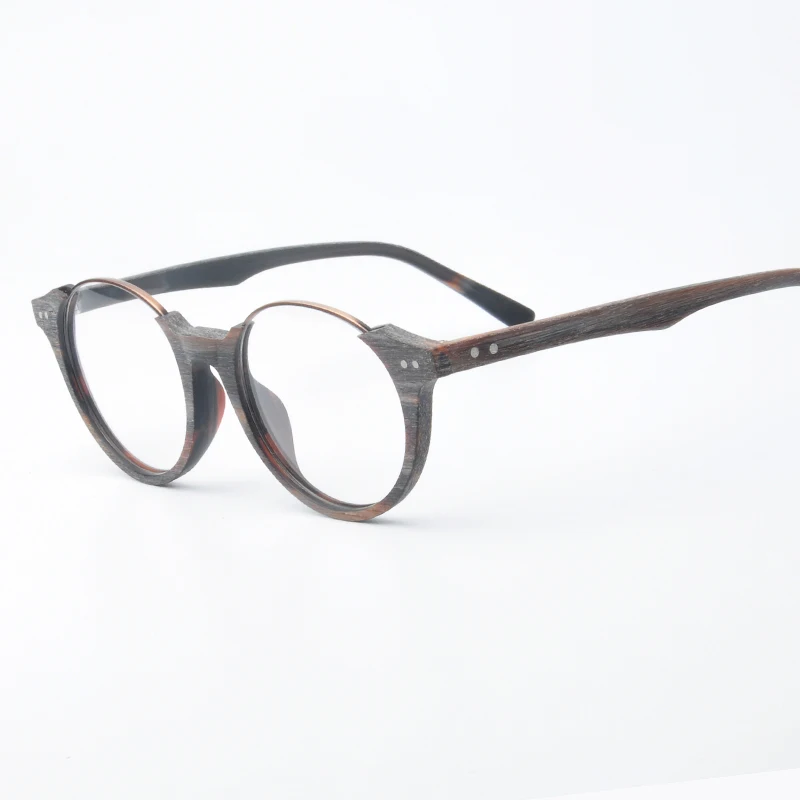 Новинка 2018 модные очки Armazones Opticos Mujer GoggleMen Women ретро в деревянной оправе брендовый