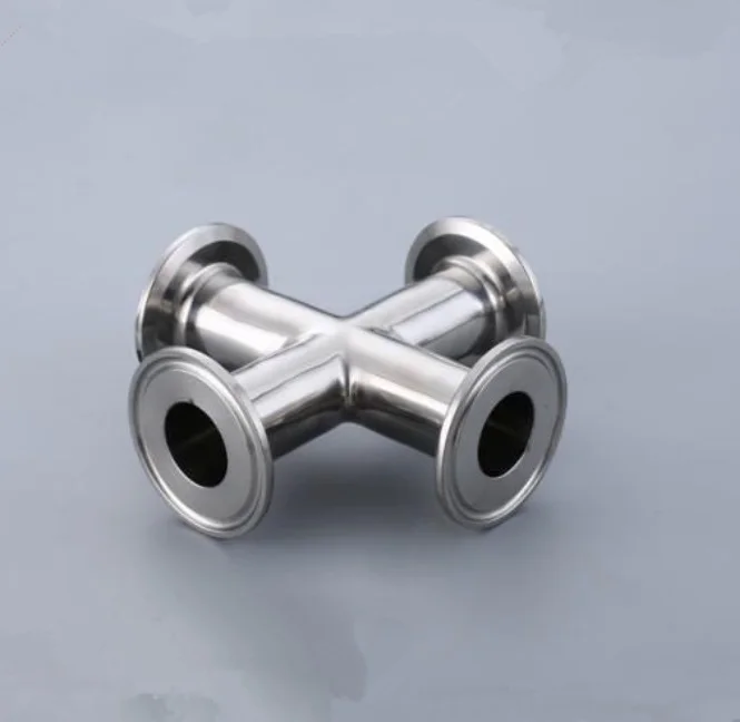 1'' 25mm Tri Clamp Cross 4 Way Pipe Fitting SS 304 Stainless Steel | Обустройство дома