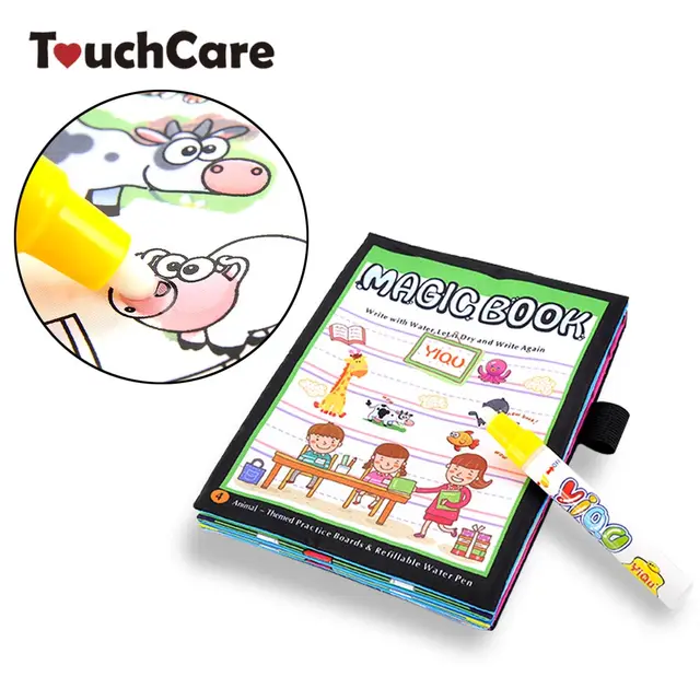 Touchcare Anak Anak Hewan Magic Water Menggambar Buku Bayi Menggunakan Sihir Pena Mengecat Mewarnai Buku Touchcare Anak Anak Hewan Magic Water Menggambar Buku Bayi Menggunakan Sihir Pena Mengecat Mewarnai Buku