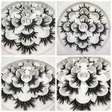 Buzzme 25 мм ресницы 3D Искусственные норковые ресницы натуральные длинные высококачественные синтетические ресницы