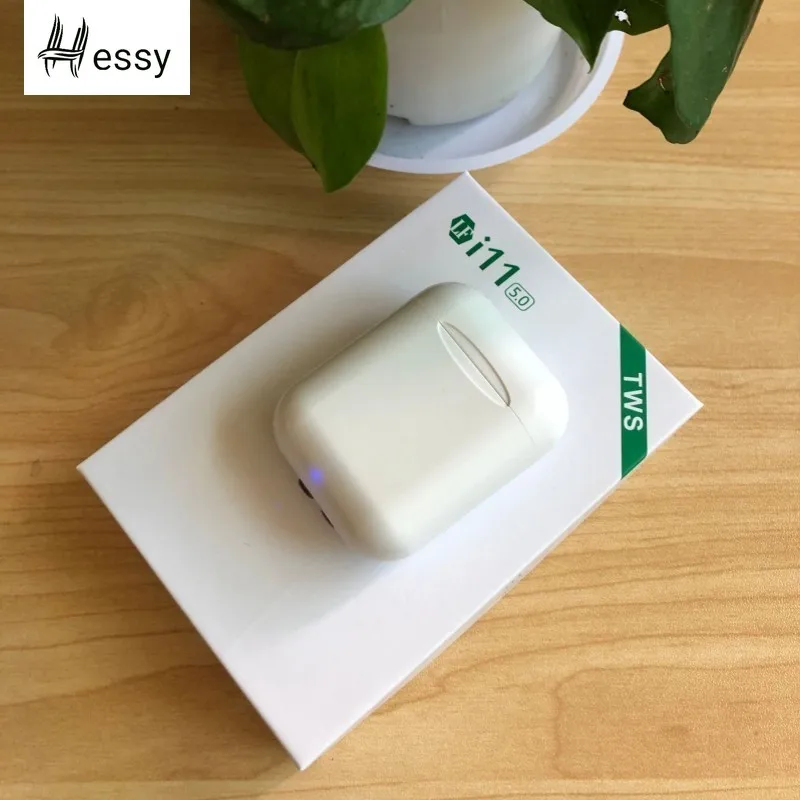 Hessy i11 Tws беспроводные воздушные мини наушники bluetooth гарнитуры Накладные вкладыши
