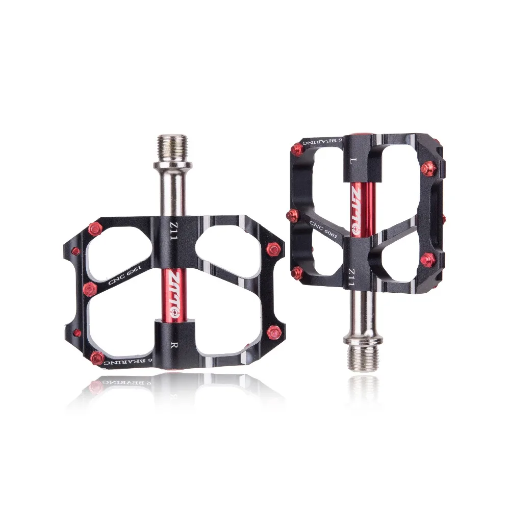 ZTTO MTB Road Bike Ultralight Pedal Mountain Road Bike Parts Cycling CNC Hollow 6 Bearings Anti-slip Pedals Bicycle Accessories