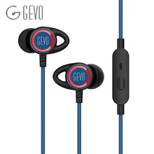 GEVO GV3 Earphone For Phone In-ear Wired Earbuds Stereo 3.5mm Bass Gaming Headset In ear Earphones With Mic For Computer Sport