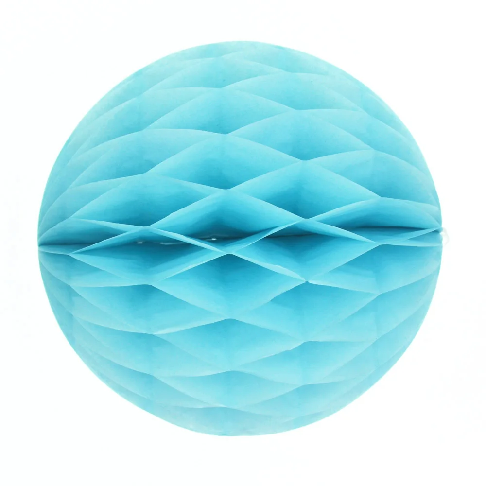 Babyshower lampion вечерние декоративные бумажные фонари Honeycomb Ball 5 шт. 6 дюймов украшения anniversaire lampion Свадебные honeycomb - Цвет: 9 light blue