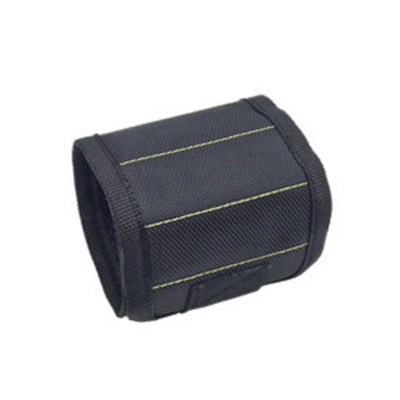 Magnetic Wristband 3 Rows Strong Magnets Adjustable Magnetic Wrist Band For Holding Screws,Nails,Drill Bits And Small Tools tool tote bag Tool Storage Items