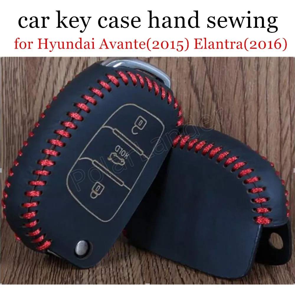 Only Red best selling car key covers DIY hand sewing car key case