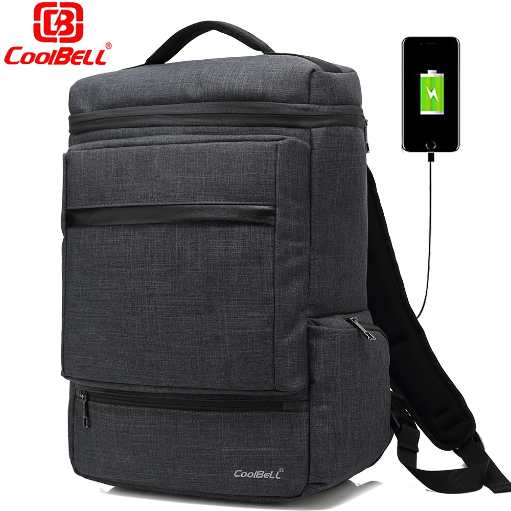 New Convertible Backpack Messenger Bag With USB Changing ...