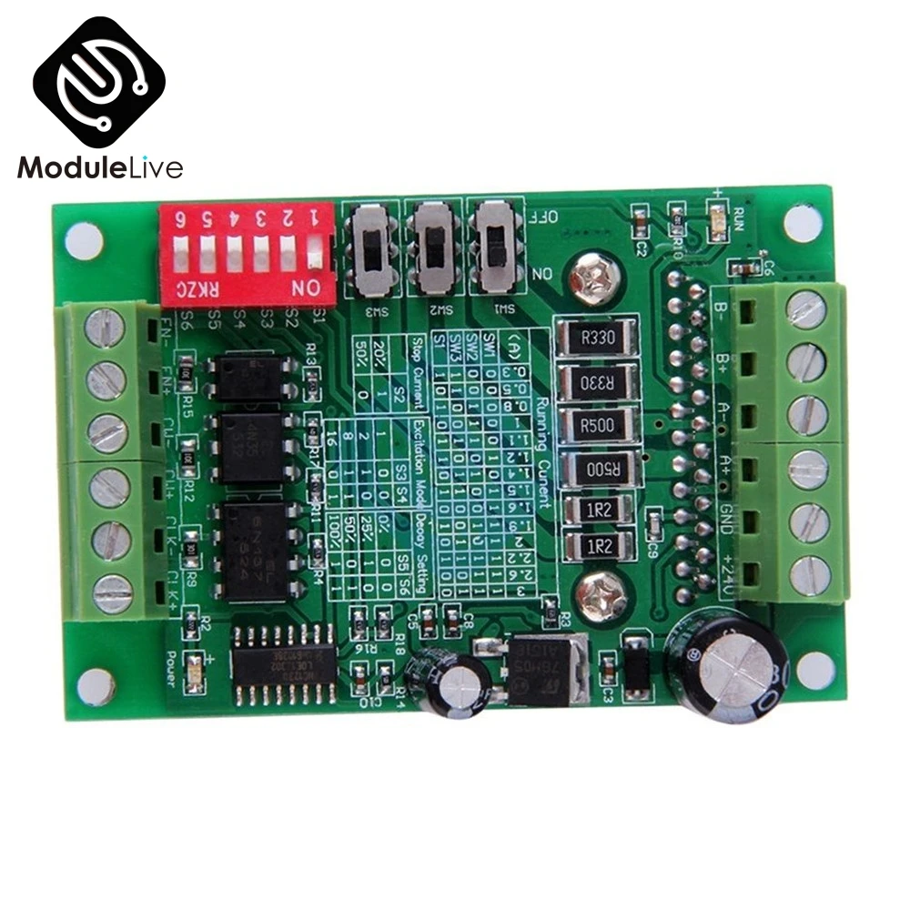 TB6560 модуль привода шагового двигателя Модуль платы с ЧПУ одноосный контроллер 10