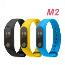 New M2 Heart Rate Smart Wristbands Band Smart Bracelet Bluetooth 4.0 Smartband with Sleep Monitor For iOS Android