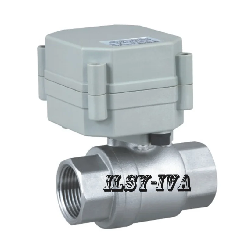 

DN20 G3/4 two way motorized ball valve,ac110V to 230V SS304 Electric Valve