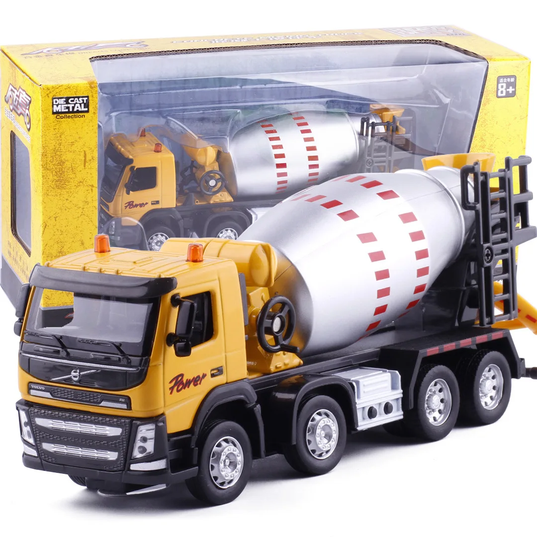  High simulation 1:32 alloy mixers engineering car truck original packaging gift boxfree shipping