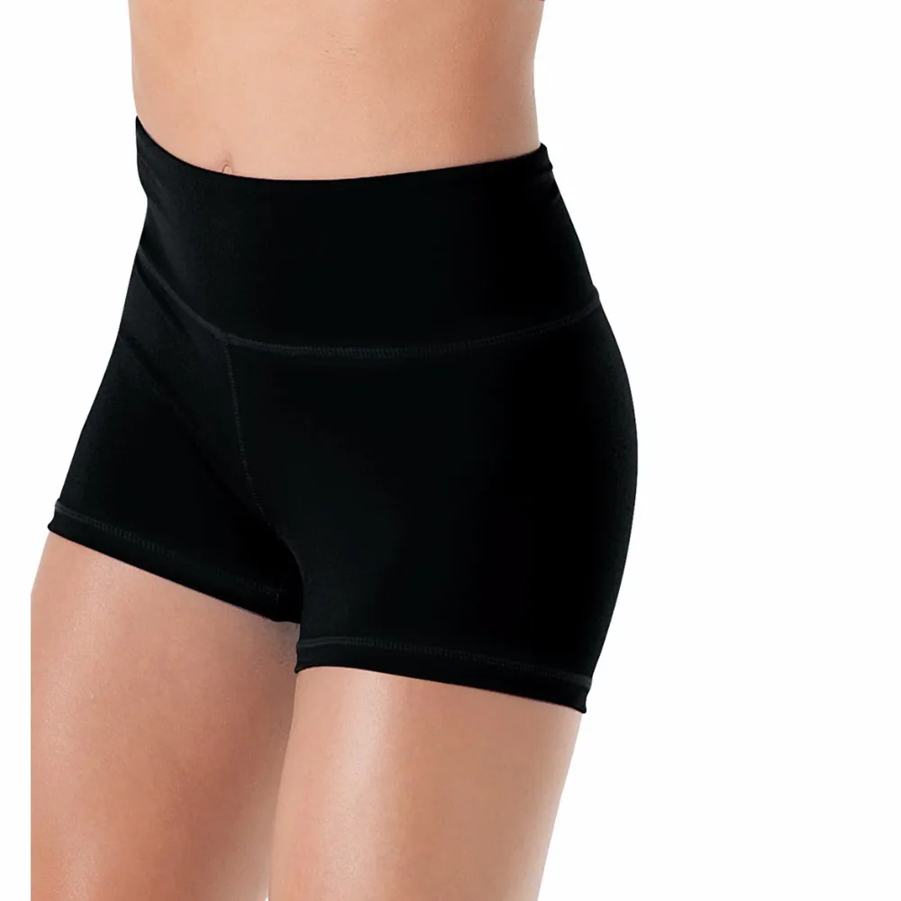 short cintura alta lycra