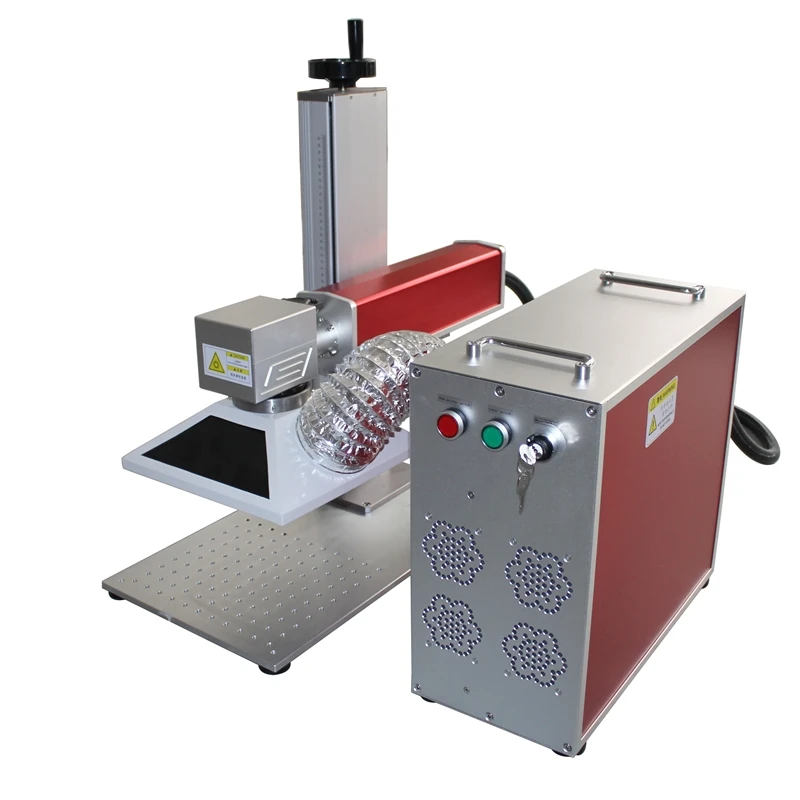 

Free Shipping Laser Fiber 50W Laser Fiber Metal Engraving Workspace Option 110 * 110/200 * 200mm for metal and plastic marking