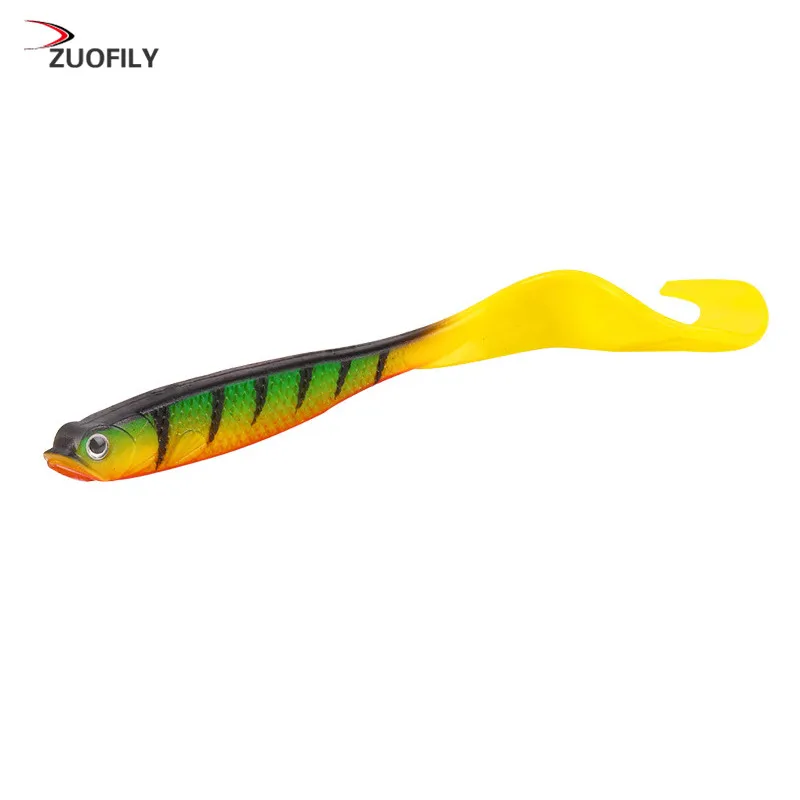 

4pcs/lot 115mm 6.3g Soft Bait Belly Chest Open Fork Tail Simulation Minnow Fishing Lure Swimbait Shaped Lure