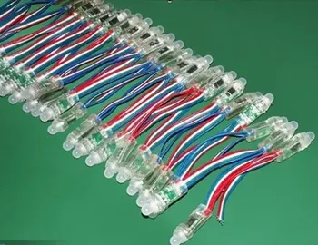 

50pcs Waterproof DC5V WS2801 pixel module LED Colorful String Smart RGB Pixel Direct Light