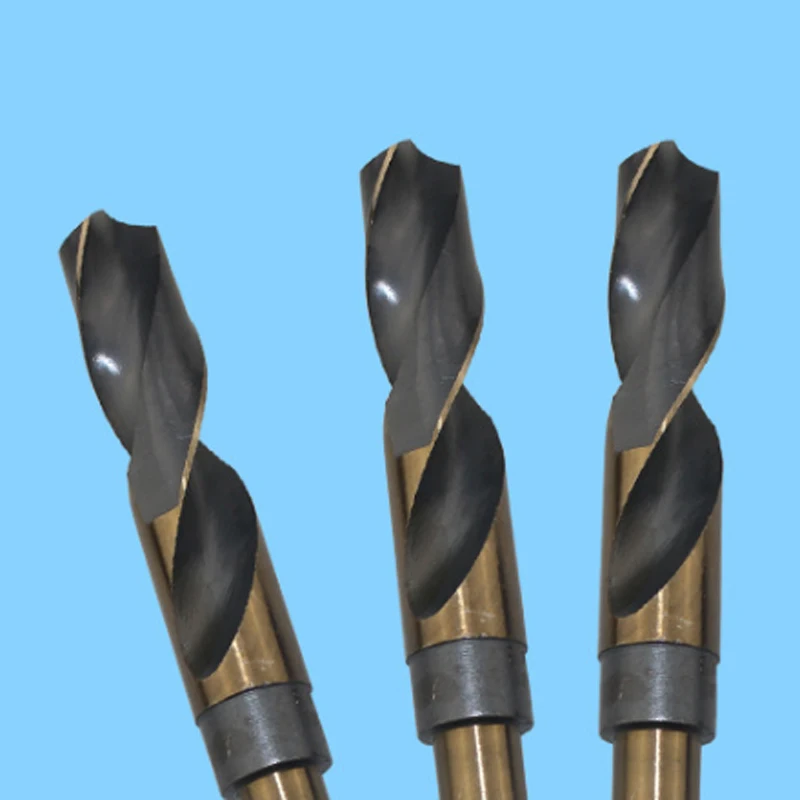 DWZ 8Pcs Lathe Reduced Shank HSS Bench Twist Drill Bit Set CNC Metric 14-25.5mm