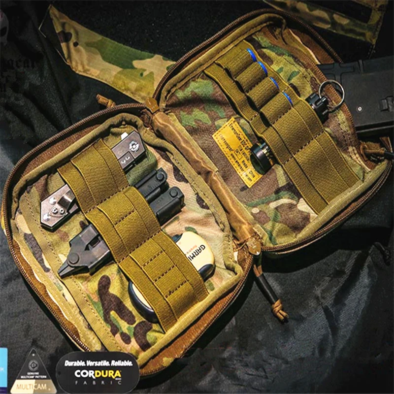 2018NEW Emersongear EDC чехол GP Molle Пояс зажим вертикальная сумка военный коричневый США