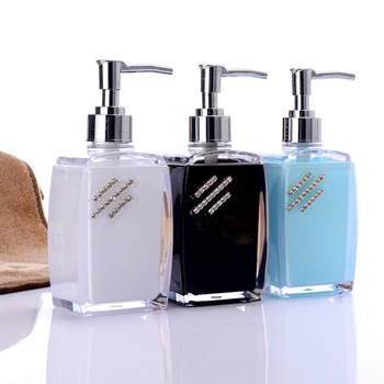 

WSHYUFEI Soap bottle European Style Shampoo Shower Gel Lotion Bottlenecks Bottle Bathroom Accessories Set