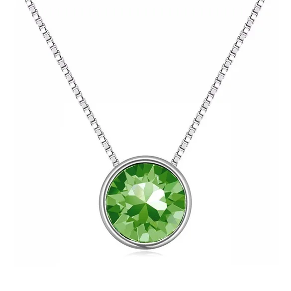 Новинка оригинальные кристаллы от Swarovski подвеска ожерелье для женщин коробка