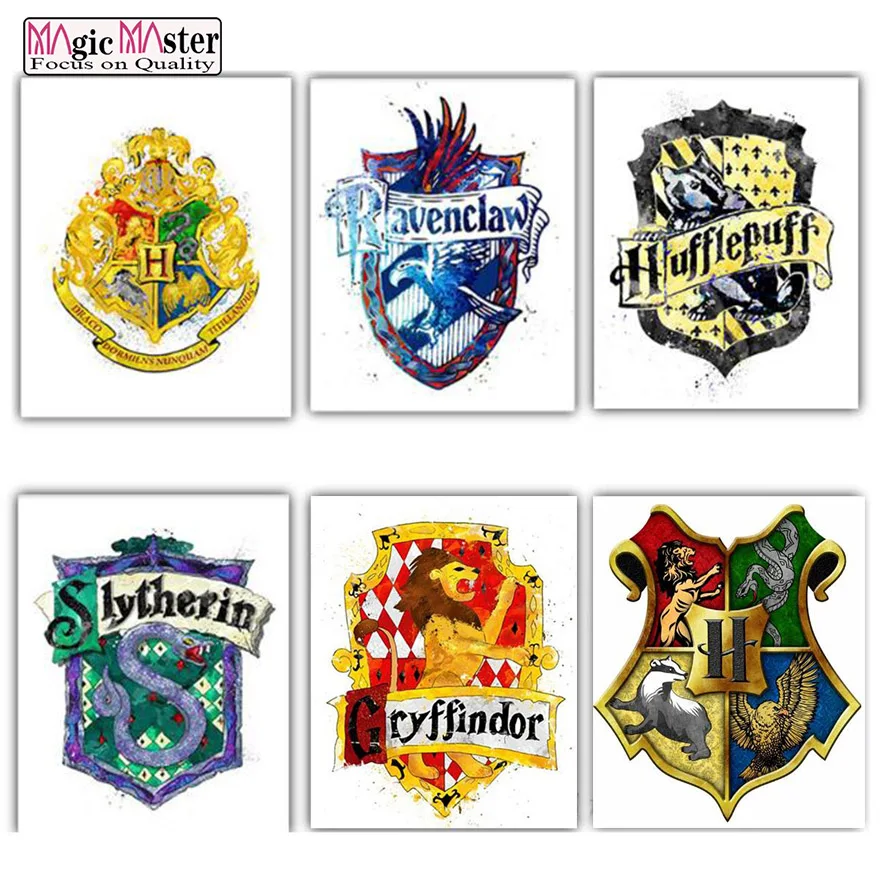 

5D DIY Diamond Embroidery Home Crafts Harry Potter Om Cartoon Meditation Painting Diamond Cross Embroidery Rhinestone Decoration
