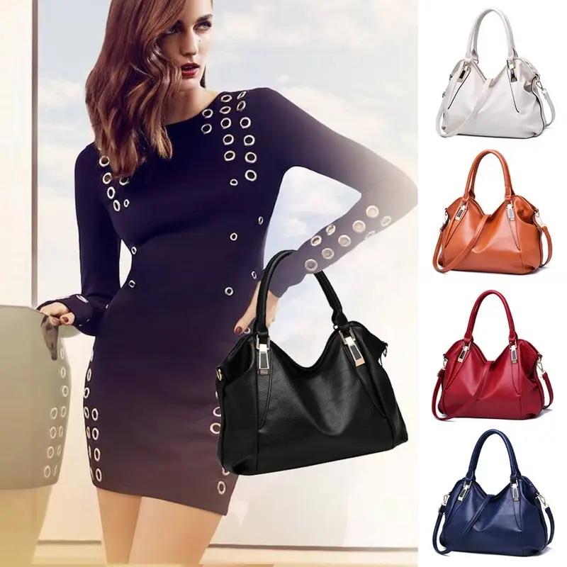 

Women Top Handle Satchel Leather Women Handbags Shoulder Bag Messenger Tote Bag Purse