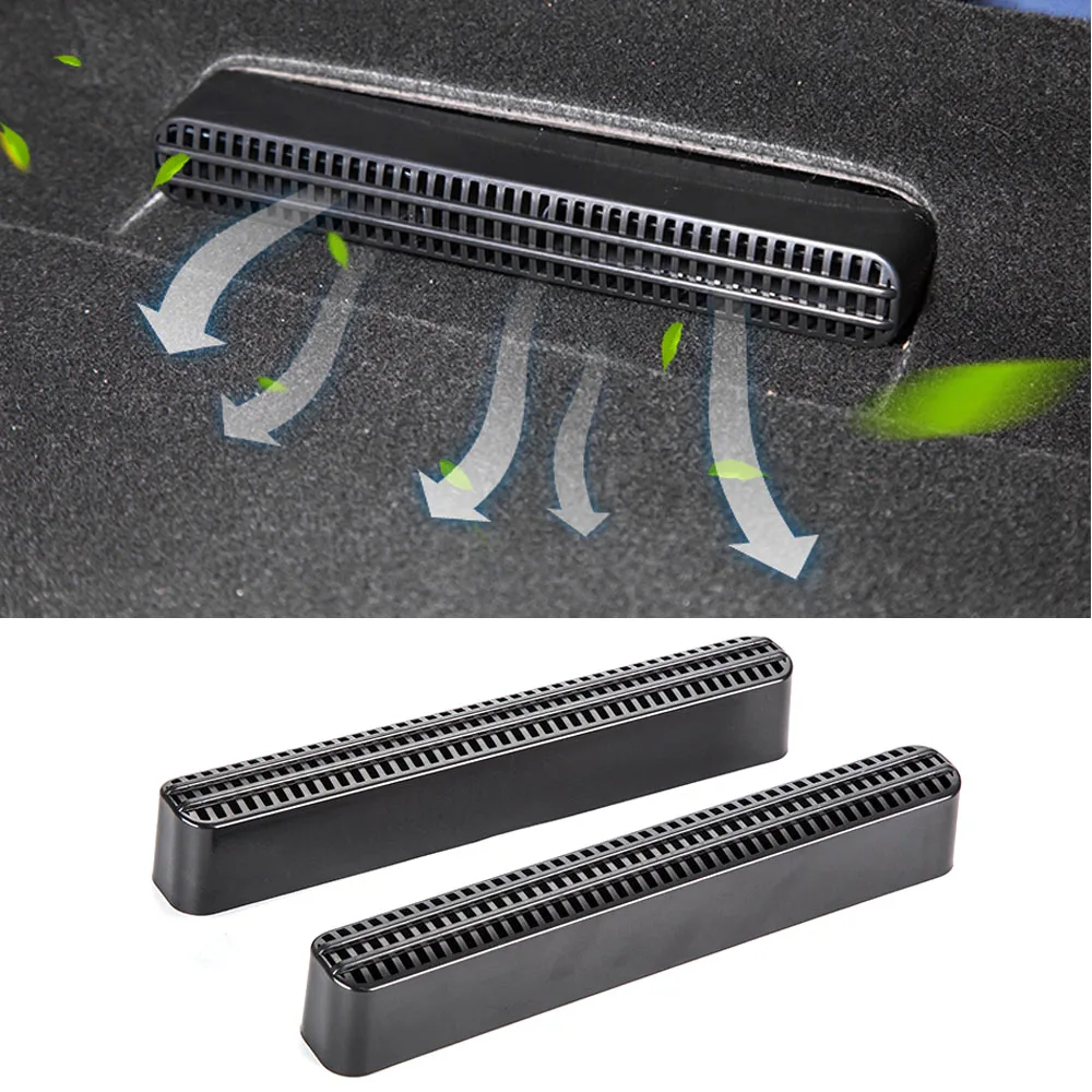 

For Honda Accord 10th 2018 UP Under Seat AC Heat Floor Air Conditioner Vent Outlet Grille Protective Cover Car Interior Trim