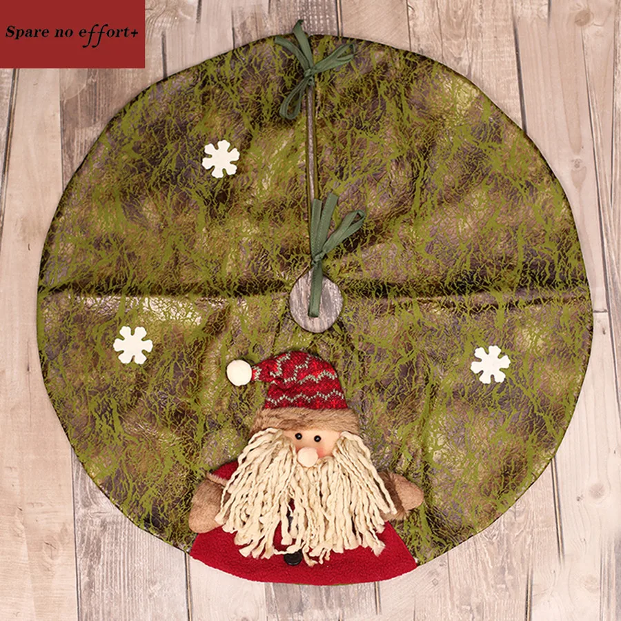 large artificial cloth craft christmas tree skirt 60cm 3d large artificial cloth craft christmas tree skirt 60cm 3d