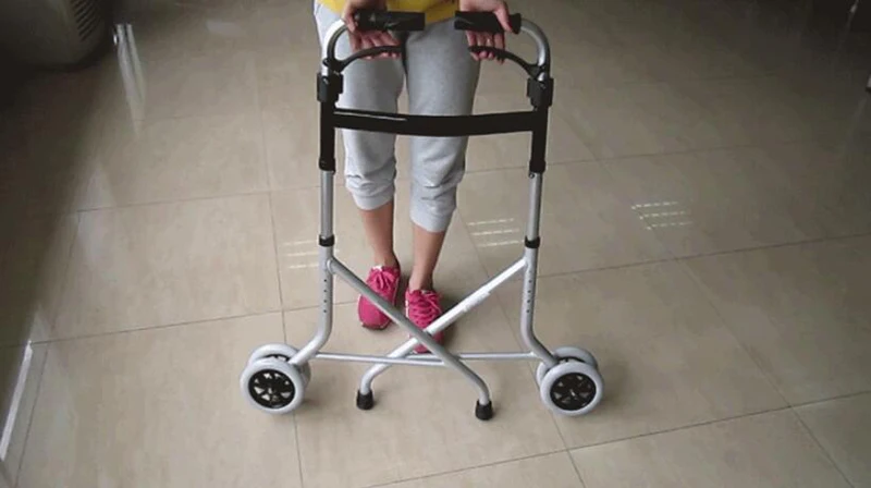 HANRIVER The new type of home - type elderly light fold-folding aid for walking walkers with wheelchairs and wheelchairs 4