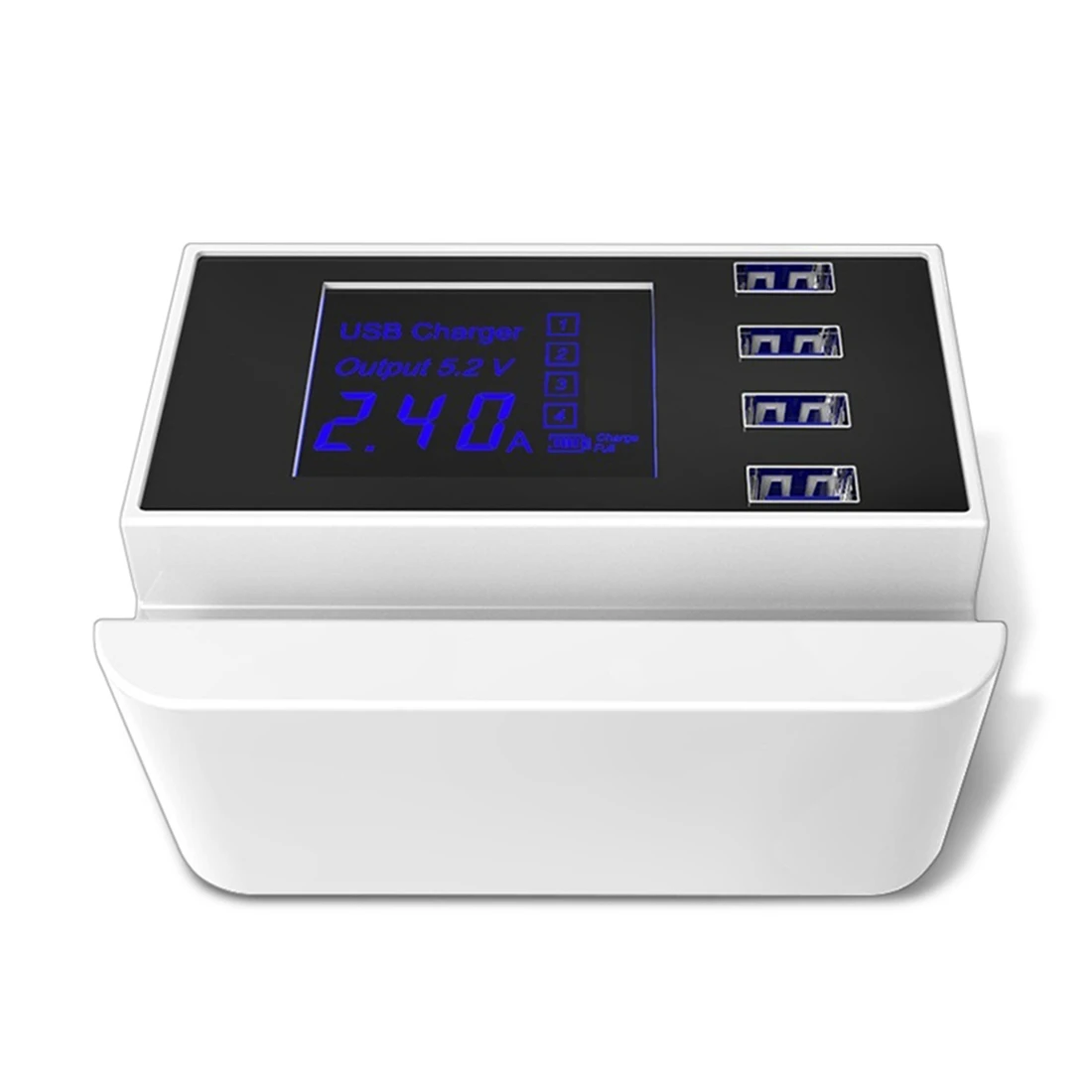 Top Deals 4-Port USB Fast Charger AC Power Adapter & LCD Monitor Charging Dock Design Desktop Wall Travel Charger Smartphone D Top Deals 4-Port USB Fast Charger AC Power Adapter & LCD Monitor Charging Dock Design Desktop Wall Travel Charger Smartphone D