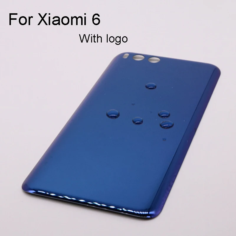 100% оригинал 3D стекло замена батареи задняя крышка для Xiaomi 6 Mi твердая стеклянная