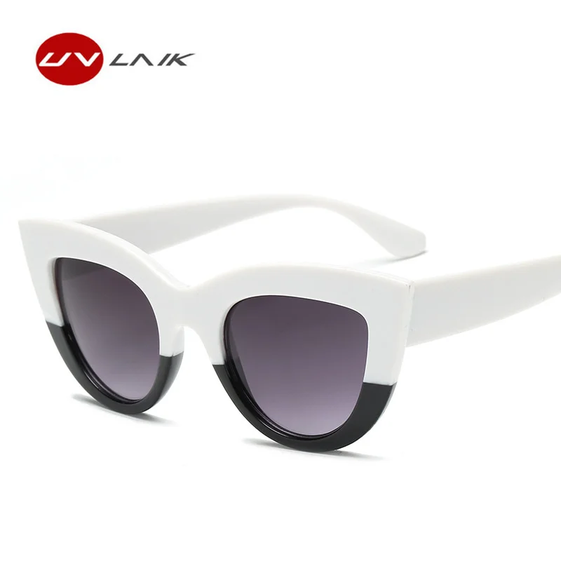 

UVLAIK Vintage Cat Eye Sunglasses Women CatEye Style Retro Sun Glasses Brand Designer UV400 Shades Fashion Eyewear