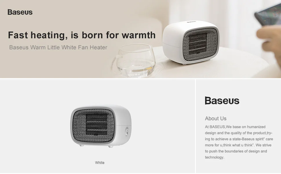 Máy sưởi điện cầm tay Baseus