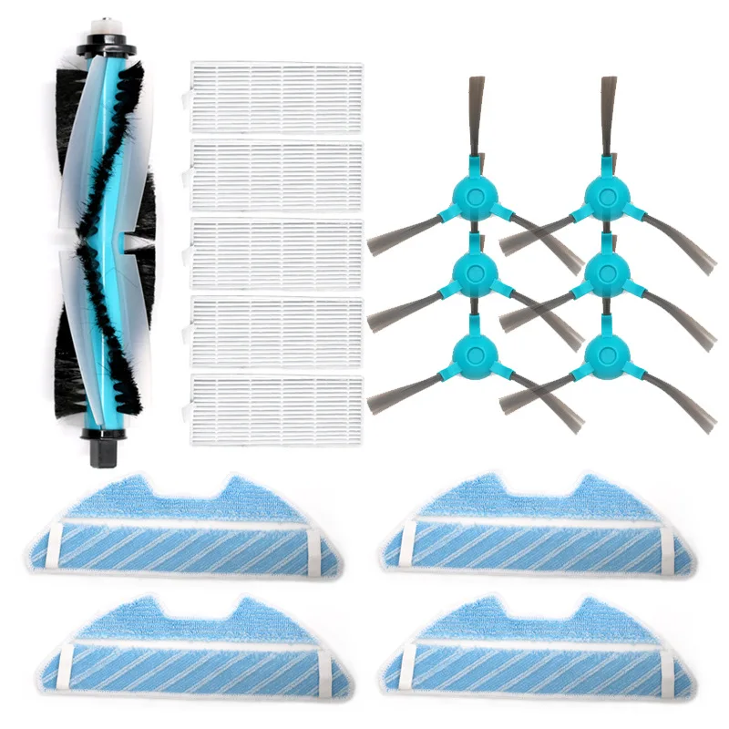 

New Sweeper Accessories Brushes + Rags + Filters For Conga 1290 1390 Sweeper Replacement Accessories Vacuum Parts