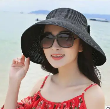  Fast shipping Tui guangjieshao style NO the summer sun hat simple leisure hat edge folding washing basin hat cap style seven