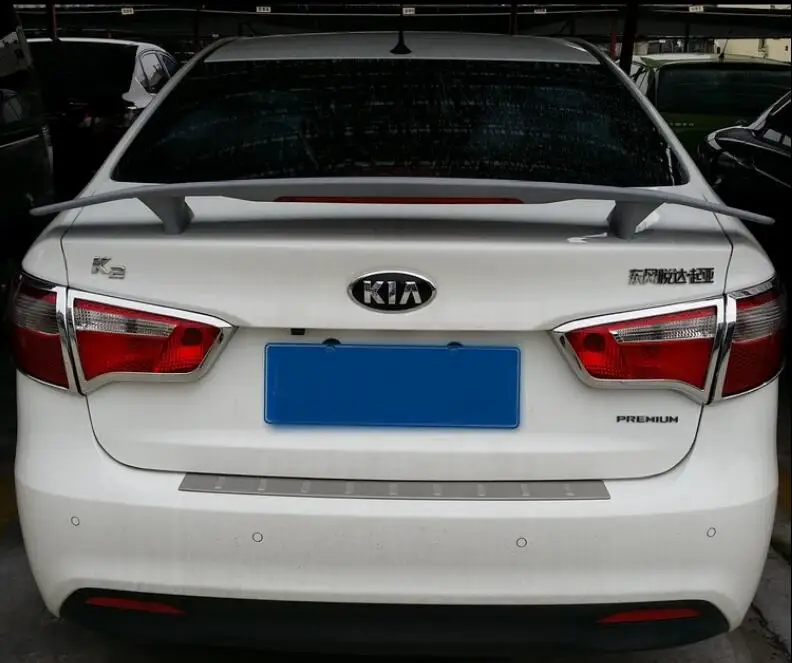 Грунтовка ABS для заднего крыла автомобиля спойлер багажника Kia K2 RIO 2012 2013 2014 2015 2016