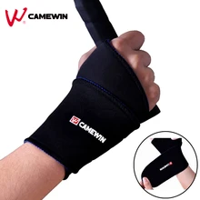 1 пара Регулируемый запястье поддержка черный шарнир Brace запястье протектор CAMEWIN бренды спортивный браслет для игры в мяч фитнес бег